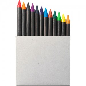 Set de 12 crayons gras. par Stimage