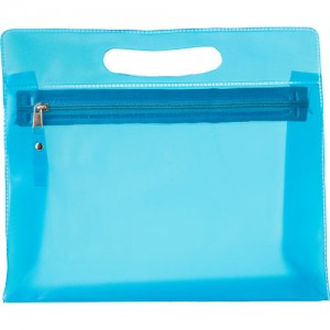 Pochette pour cosmétique en PVC translucide avec zip. par Stimage