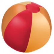 Ballon de plage plein Trias personnalisable Bullet par Stimage’s