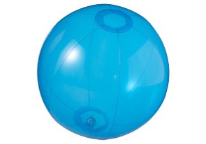 Ballon de plage transparent Ibiza personnalisable Bullet