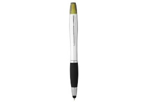 Stylo à bille avec fonction stylet et surligneur Nash personnalisable Bullet