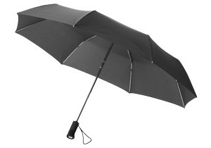 Parapluie 21.5" - 3 sections avec lumière personnalisable Bullet