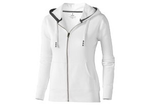 Sweater capuche full zip Femme Arora personnalisable Elevate