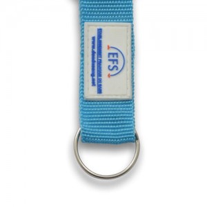 OPTION 3 CARABINER 60/80mm - Strap Nylon patch pvc 1 à 4 couleurs sur mesure