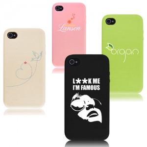 COQUE SILICONE POUR I-PHONE 4/5/6 sur mesure