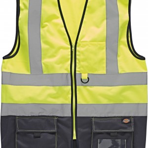 GILET TECHNIQUE HAUTE VISIBILITÉ BICOLORE personnalisé avec Stimage's