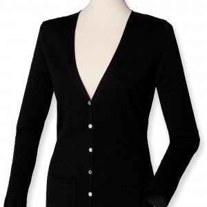 LADIES' V CARDIGAN