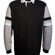 MEN’S STRIPED SLEEVES RUGBY POLO