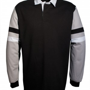 MEN'S STRIPED SLEEVES RUGBY POLO