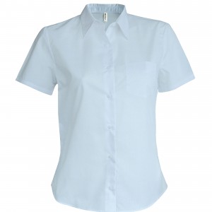 CHEMISE OXFORD MANCHES COURTES FEMME personnalisé avec Stimage's