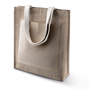 SAC SHOPPING TOILE DE JUTE personnalisé avec Stimage's