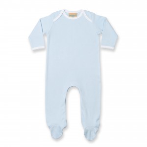 CONTRAST LONG SLEEVED SLEEP SUIT