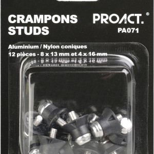 BOÎTE DE 12 CRAMPONS ALU/NYLON CONIQUES personnalisé avec Stimage's