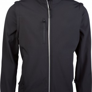 VESTE SOFTSHELL SPORT MANCHES AMOVIBLES UNISEXE personnalisé avec Stimage's