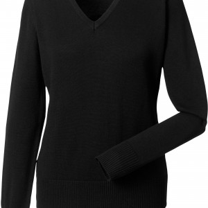 LADIES' V-NECK PULLOVER