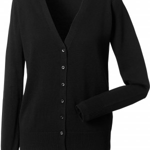 LADIES' V-NECK CARDIGAN