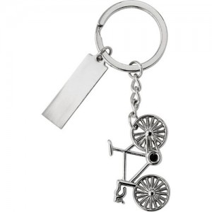 Porte-clés 'bicyclette' en métal par Stimage