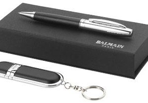 Parure stylo - clé USB personnalisable Balmain