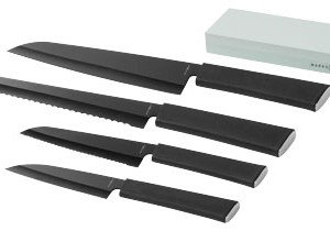 Set de 4 couteaux et une pierre à aiguiser Element personnalisable Marksman