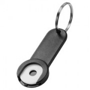 Porte-clé avec jeton Shoppy personnalisable Bullet par Stimage’s