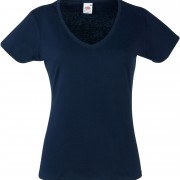 LADY FIT VALUEWEIGHT V NECK (61-398-0)
