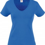 LADY FIT VALUEWEIGHT V NECK (61-398-0)
